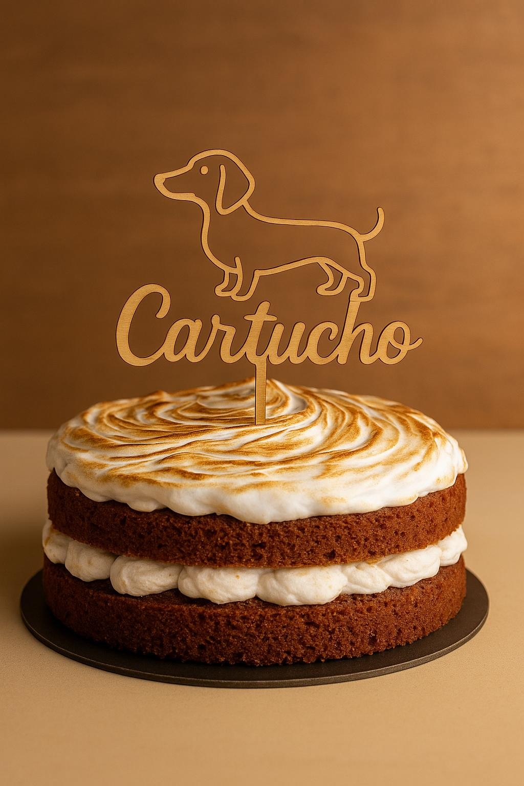 TOPPER MADERA O ACRÍLICO PERSONALIZADO